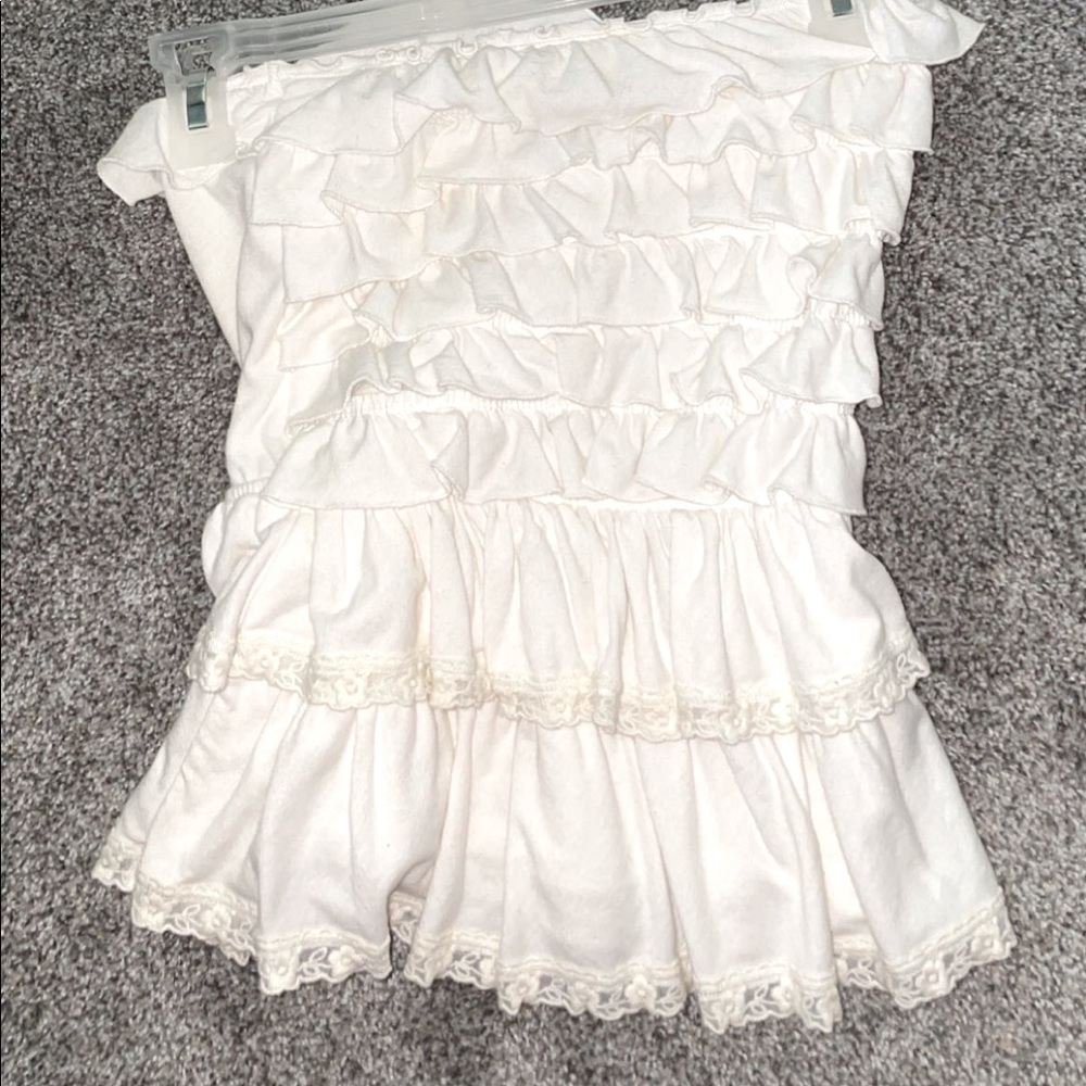 Abercrombie & Fitch ruffle tube top, looks brand new